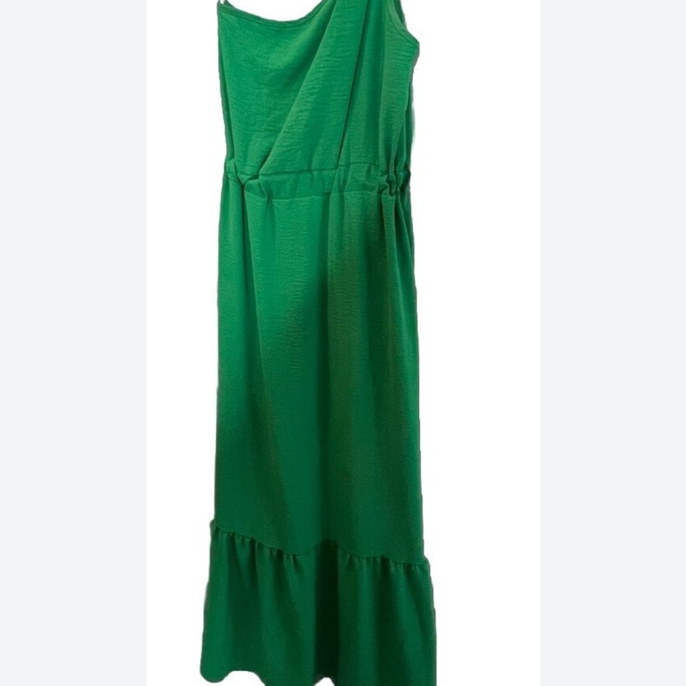 Elegant Green Maxi Dress Size Large